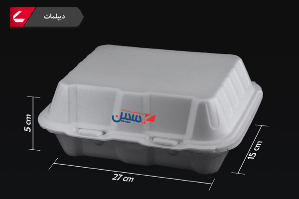 ظرف یکبار مصرف فومی دیپلمات